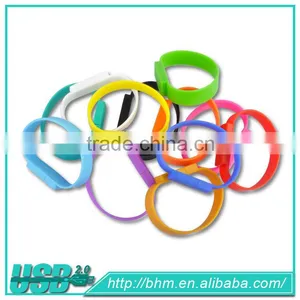 Wholesale Promotion Gift Portable Silicone Bracelet USB Stick thumbnail-3