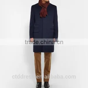 Custom Wool Long Overcoats for Men thumbnail-2