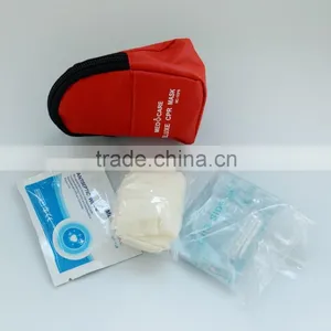 First Aid Disposable Cpr Mask Kit With Mini Backpack and Keyring thumbnail-1