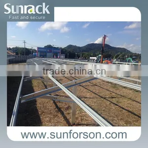 Solar Ground Pile pv Panel Mount Racks thumbnail-1