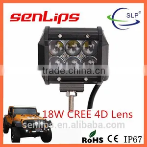 18W 1500LM With 4D Lens Super Bright Led Light Bar Jeep SUV Tow Truck Led Light Bars thumbnail-1