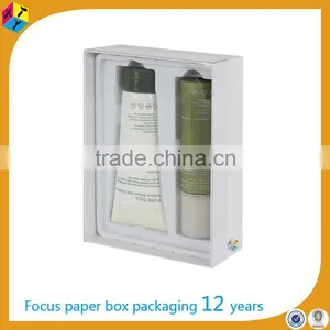 Cardboard Packaging With Pvc Window Cosmetic Paper Box thumbnail-1