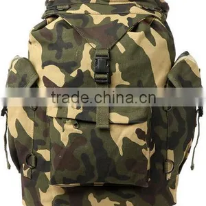 Wholesale Camo Printed Canvas Rucksack Backpack Bags thumbnail-1