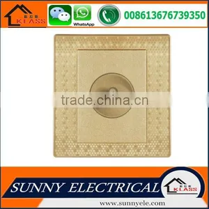 KB6 Best Sale Painting Golden Good Quality Electric Popular Wall 20A Red Switch With Neon With CE Certification thumbnail-4