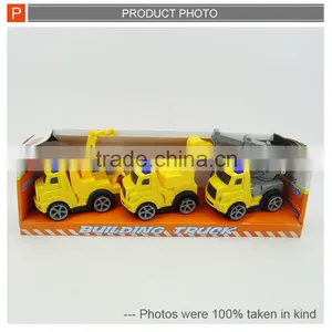 Mini Plastic Friction Building Toy Car Truck 3pcs thumbnail-6