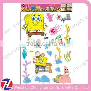 Cartoon Character Adhesived Wallpaper Sticker for Home Decoration thumbnail-1