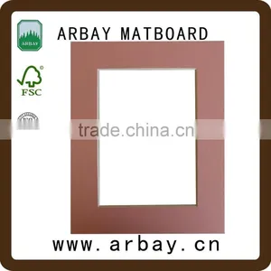 Pink Color Matboard With Window Frame Picture Mdf Photo Frame Backboard Wall Hanging Photo Frame White thumbnail-3