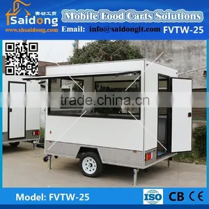 New Style New Shape Food Truck Fast Food Van/hamburgers Carts Food Cart for Sale thumbnail-4