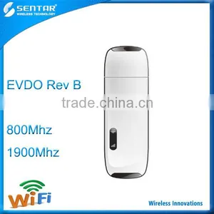 Wifi USB Modem EVDO Rev B / Wifi Hotspot Router With USB Port thumbnail-1