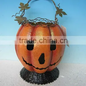 Halloween Metal Pumpkin thumbnail-1