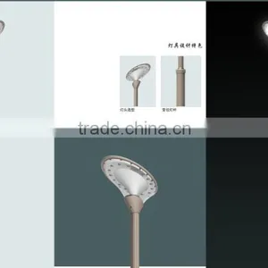 High Quality Galvanized Fashional Led Landscape Garden Lighting Pole thumbnail-6