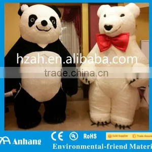 Parade Decoration Inflatable Panda And White Bear Cartoon Costumes thumbnail-1
