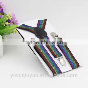 Clip-on Elastic Braces Kids Baby Suspenders Children Accessories Y-Back With 3 Clips 65*2.5cm for 1-8 Years Kids thumbnail-1