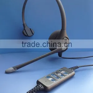 Professional Monaural Telephone Headset With RJ11/USB Jack for Call Center thumbnail-3