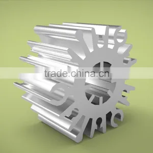 Hot Sale Anodized Sunflower Aluminum Heat Sink thumbnail-1