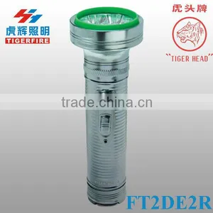 LED Metal Flashlight Stainless Steel Torch for African thumbnail-1