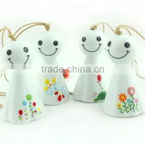 Japanese Porcelain Doll Wind Bell Handbag Decoration thumbnail-1