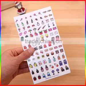 Clear Removable Children Die Cutted Vinyl PVC Sticker thumbnail-1