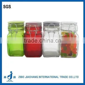 100ml Mini Rhombus Glass Seal Jar thumbnail-2