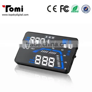 GPS HUD 5.5inch Car Head Up Display Connected Car by Car Charger Plug Play Speed, Real Time,satellite Number,driving Direction thumbnail-3