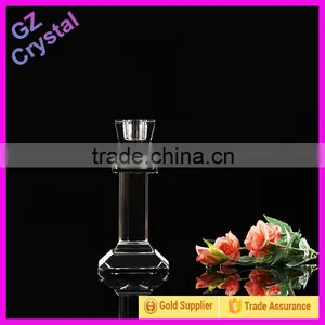 Clear Glass Candle Holder for Home Decoration thumbnail-1