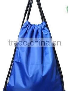 Wholesale Waterproof Polyester Fabric Cheap School Drawstring Backpack Bag thumbnail-3