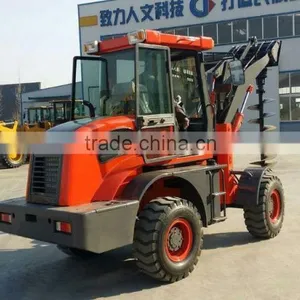 Cheap Farm Tractors Wheel Loader Oj-16 With Auger thumbnail-2