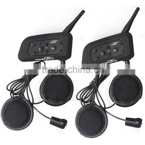 2016 New! 2 Pcs Bluetooth Motorcycle Helmet Intercom Interphone Headset Intercomunicador Motocicleta With Updated Soft Earphone thumbnail-1