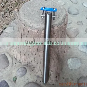 Factory Direct Sale Light Weight Titanium Seat Post Customize Titanium Material Bike Parts XACD Titanium Bicycle Seat Post thumbnail-1