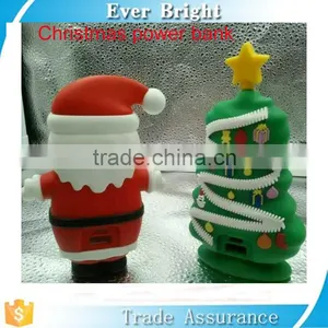 Christmas Tree and Santa Claus Power Bank Cartoon Cute 5200mAh PowerBank USB External Universal Battery Charger thumbnail-2