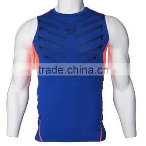 2016 New Design Fashion Custom Printed Gym Tank Top for Men thumbnail-2