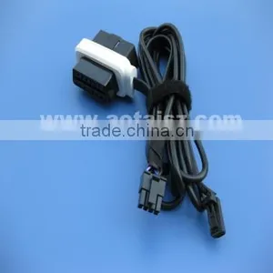Right Angle OBDII Male Open End Cable thumbnail-2