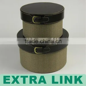 New Design Handmade Recycle Customized Round Hat Boxes With Lids thumbnail-1