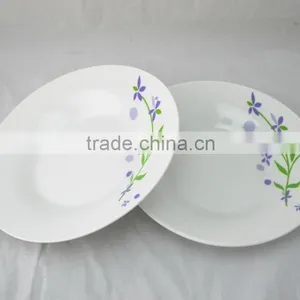 Factory Direct, 8inch Round Ceramic Plate, Porcelain Flat Plate for Lebanon thumbnail-2
