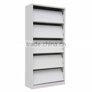 Factory Directly-sale Metal Grocery Store Shelf Metal Shelf for Magazine Display thumbnail-1