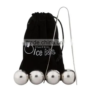 Reusable Stainless Steel Wine Whiskey Drink Chiller Stones Rocks Ice Balls Cubes thumbnail-6