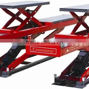 4.5T Capacity Car Scissor Alignment Lift With Rubber Pads For Protection thumbnail-3