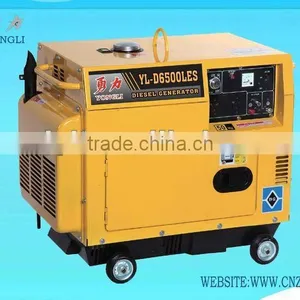 5 KW Silent Air-cooled Diesel Generator YL-D6500LES thumbnail-1