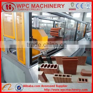PP/PE/PVC WPC Wood Plastic Decking Machine on Low Price thumbnail-3