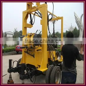 Super Machine in Africa!!! Deep Water Well Drilling Rigs With Wheel Chassis Device thumbnail-1