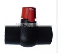 Plastic Easy Installation Poly Black Hdpe Ball Valve thumbnail-1