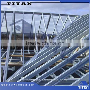 Pitched Gable Light Gauge Steel Structure for Roof Truss thumbnail-1