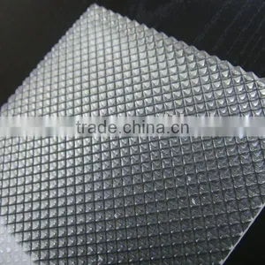 LED Light Speciality Light Transmitting Materials, PC Diamond 4mm Clear Solid Sheet thumbnail-1