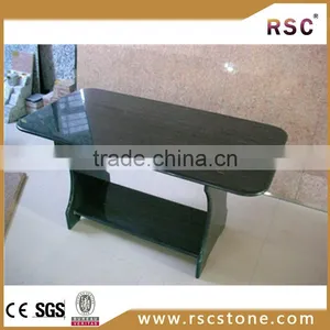 Royal Golden Sandalwood Custom Cut Marble Table Top thumbnail-1