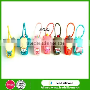 Wholesale Customized Cartoon Design 30ML Silicone Hand Sanitizer Holder thumbnail-4