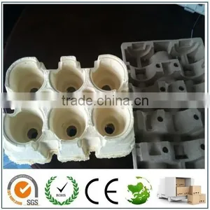 Environment Friendly Molded Pulp Wine Pack/Wine Tray/Wine Shipper/12 Bottle Wine Packaging thumbnail-2