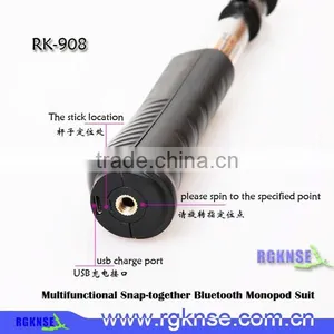 2016 Trending Hot Selling Products Legoo Selfie Stick, 2014 New Legoo Wireless Monopod, Legoo Bluetooth Selfie Monopod Tripod thumbnail-3