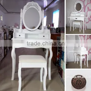 Wooden Dressing Table for Bedroom, Wooden Dresser Set, Bedroom Furniture thumbnail-1