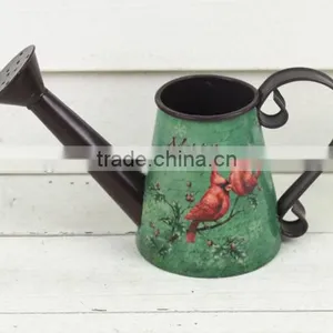 2015 New Design Christmas Decoration Paper Decal Bird Watering Can Can Wholesale thumbnail-1