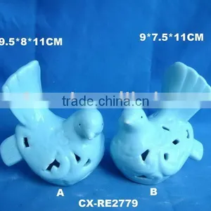 Glazed Birds Porcelain Figurines-color Glazed Porcelain Bird-pottery Bird thumbnail-1